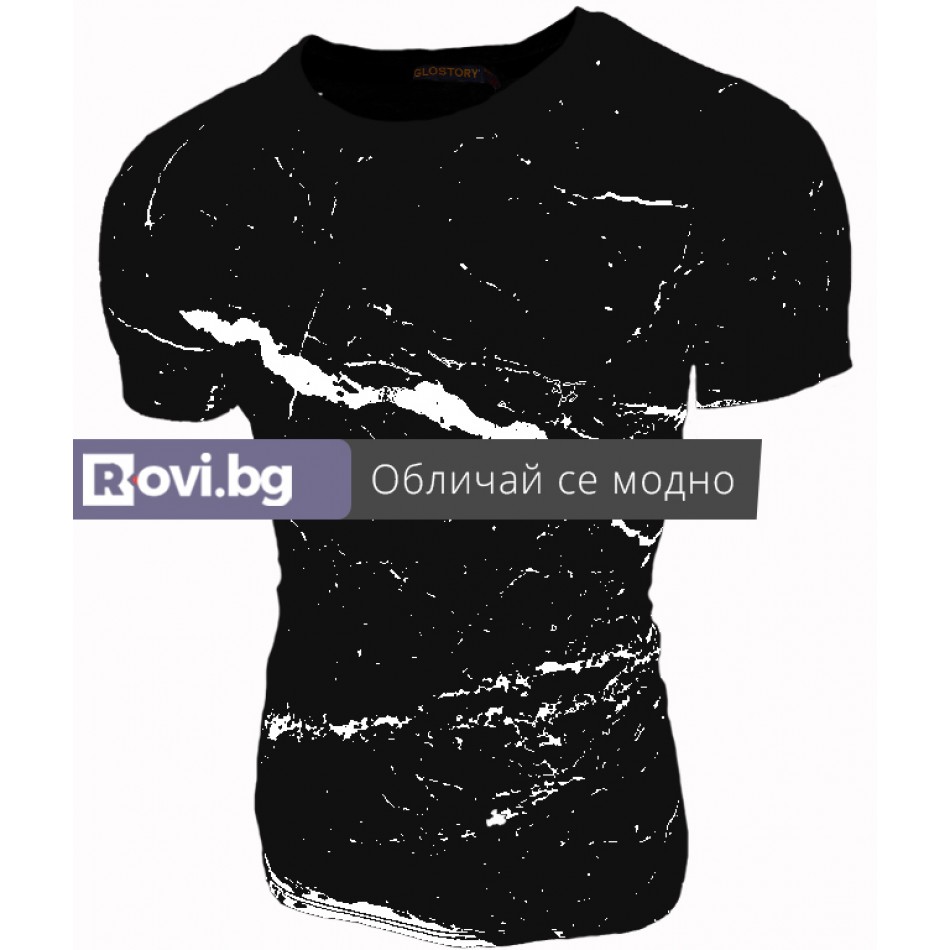 Тениска Black and White черна Тениска Black and White черна